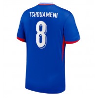Camisa de time de futebol França Aurelien Tchouameni #8 Replicas 1º Equipamento Europeu 2024 Manga Curta